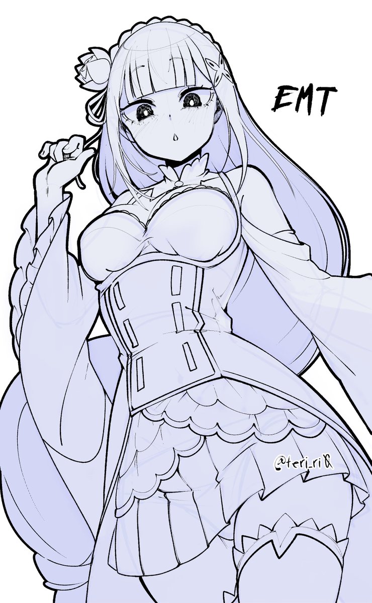 teri_ri0's tweet photo. EMT 💜 #リゼロ  #エミリア https://t.co/iAIceaPysn