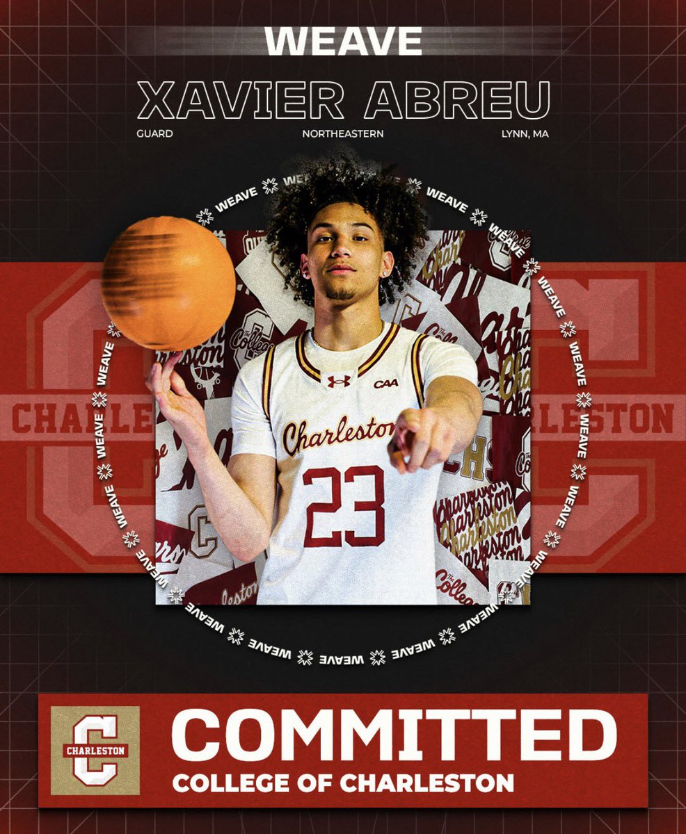 WEAVE's tweet image. Together with Xavier Abreu we are excited to announce his commitment to the College of Charleston. #WEAVE 🧶