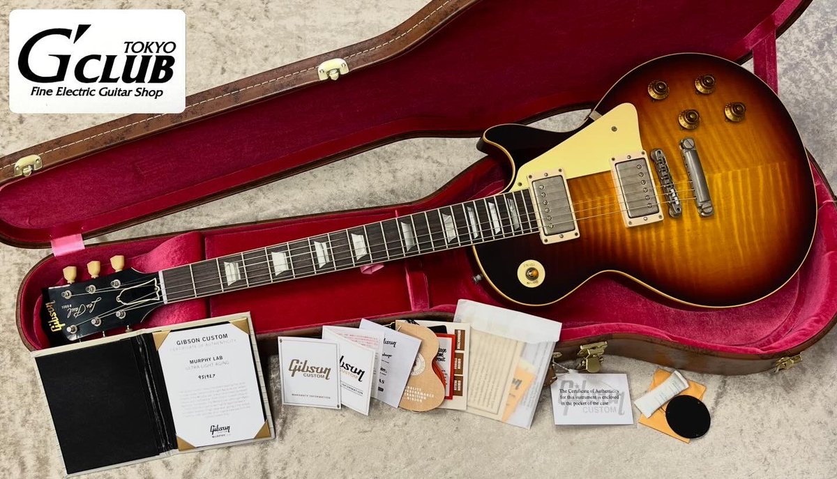 GCLUB_TOKYO's tweet photo. 【新着入荷情報🔥】
Gibson Custom Shop Murphy Lab 1959 Les Paul Standard Reissue "Ultra Light Aged" Southern Fade s/n 951927
https://t.co/B0dYubL1is
#gibson #lespaul #burst #gclubtokyo #onlyagibsonisgoodenough https://t.co/vst0AKCAkB