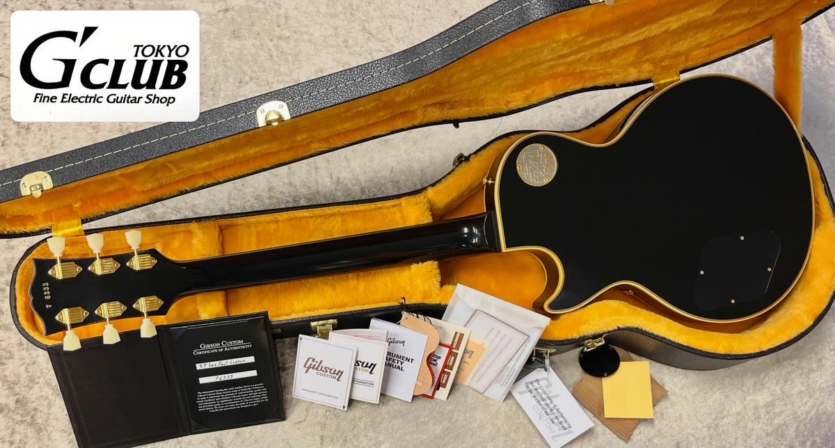 GCLUB_TOKYO's tweet photo. 【新着入荷情報🔥】
Gibson Custom Shop Historic Collection 1957 Les Paul Custom Reissue 3-Pickup "Black Beauty" VOS s/n 76333
https://t.co/DYCaRsh4vx
#gibson #lespaul #blackbeauty #gclubtokyo #onlyagibsonisgoodenough https://t.co/fqzqfevmoT