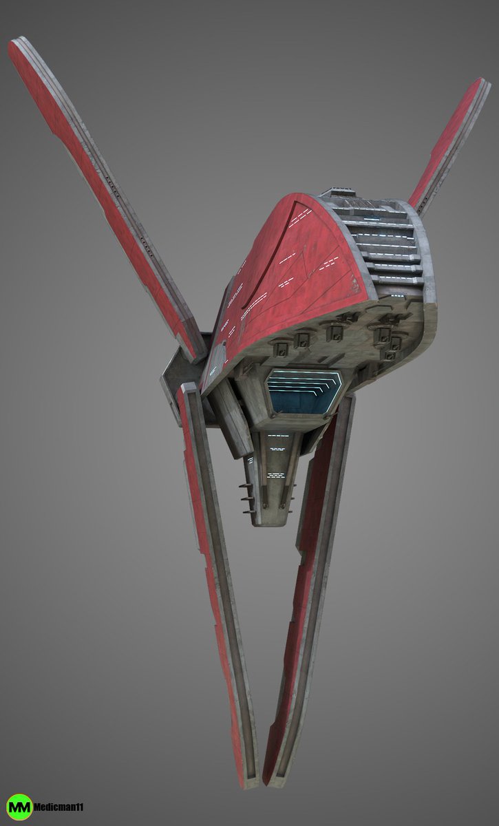 medicman1138's tweet photo. Crimson Dawn's Vermillion is complete, this is the "biggest" model I have made so far size wise. I don't have much experience doing large ships but it was a lot of fun to try, and I am happy with the finished result. I wonder if it could show up in next week's Maul?#starwars #b3d https://t.co/6RXE7pHm6D