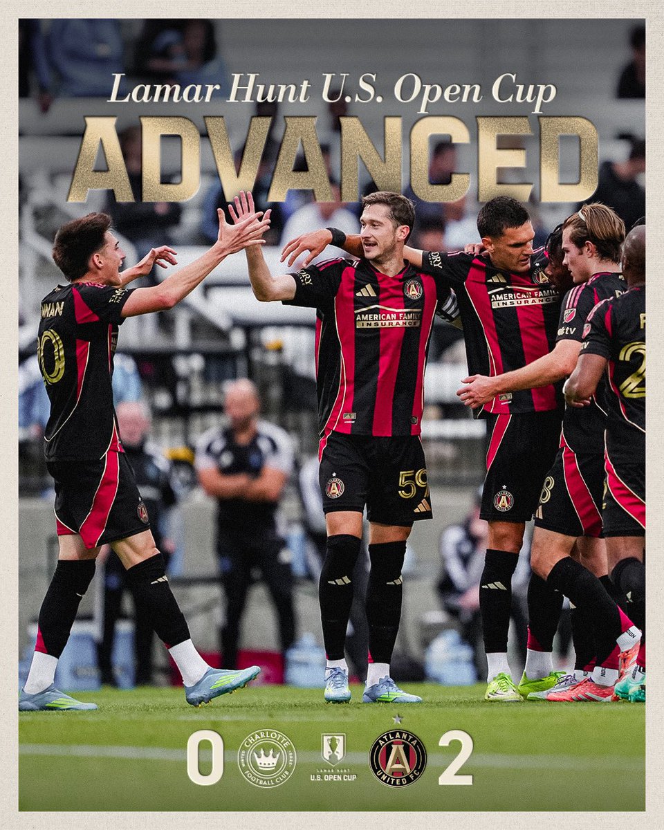 ATLUTD's tweet photo. Quarterfinals here we come 🤜🤛 https://t.co/qgUnObQDc4