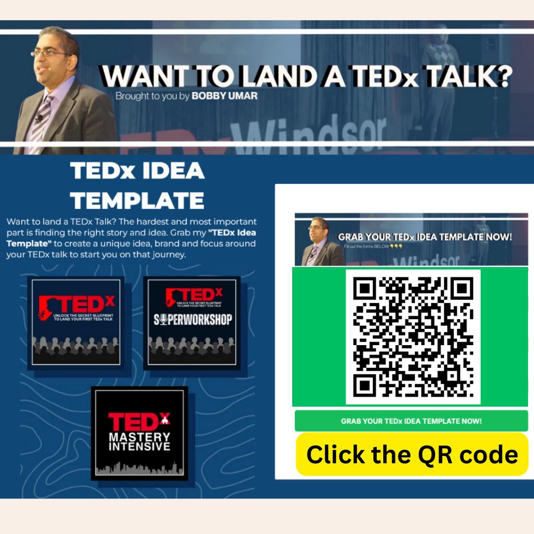 raehanbobby's tweet image. Looking to hone a really good TEDx idea from your story and experience? 

Try my 'TEDx Talk Tantalizing Title Template'. It's a free PDF available for download. 

👉🏾👉🏾 LINK: ift.tt/b0IaAm9

#TEDxCoach #TEDxSpeaker #Storytelling