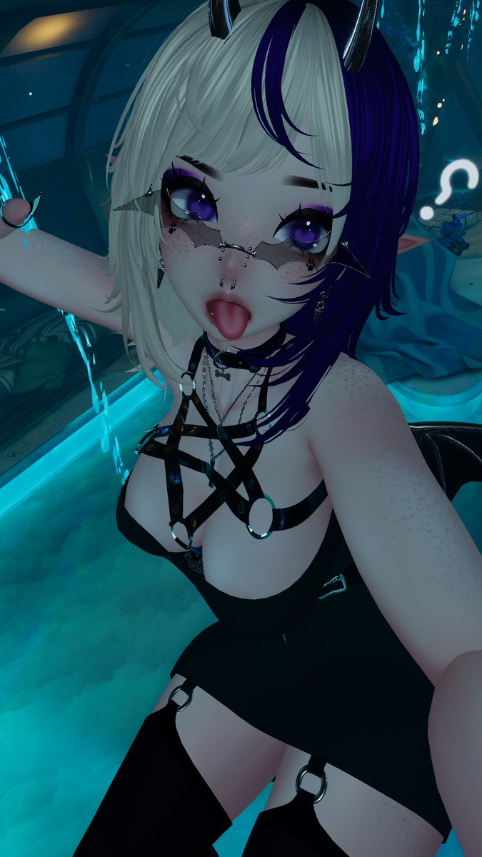BoubiesVR's tweet photo. "Wassssssssup!" #vrchat #facialtracking #vrc https://t.co/8GwkznLBoN
