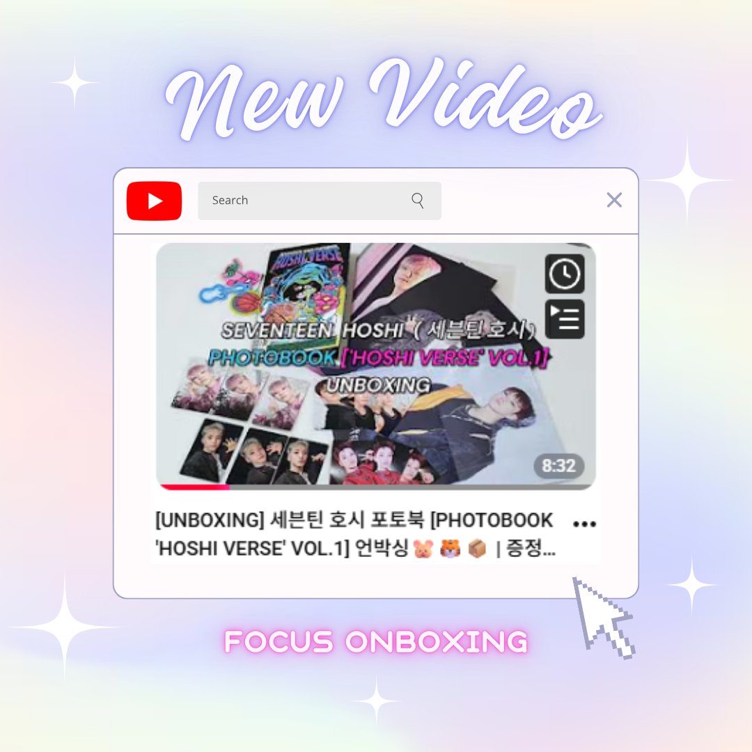 FocusON_kor's tweet image. ┊ FOCUS ONBOXING YOUTUBE 🎬🔥┊

FOCUS ONBOXING's next video is out 📦✨
K-pop album unboxing with full details 👀

  SEVENTEEN HOSHI 세븐틴 호시 포토북 [PHOTOBOOK 'HOSHI VERSE' VOL.1] 
👉 Watch now: youtube.com/watch?v=b8JYEj… 

#KPOP #Unboxing #Photocard #FOCUS_ONBOXING