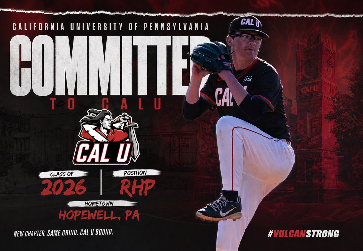 HopewellSport's tweet photo. Hopewell pitcher Kingston Krotec Commits to Play at California (PA).  https://t.co/fj6TvH1JPZ https://t.co/77j7n9YSWC