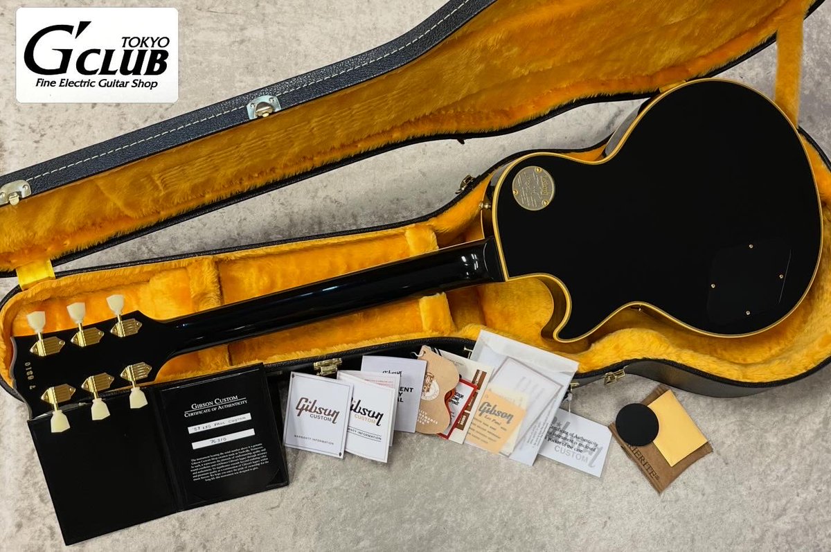 GCLUB_TOKYO's tweet photo. 【新着入荷情報🔥】
Gibson Custom Shop Historic Collection 1957 Les Paul Custom Reissue 3-Pickup w/Bigsby "Black Beauty" VOS s/n 76310
https://t.co/zi7e9kxc7J
#gibson #lespaul #blackbeauty #gclubtokyo #onlyagibsonisgoodenough #pacho https://t.co/xQXRfO9UqP