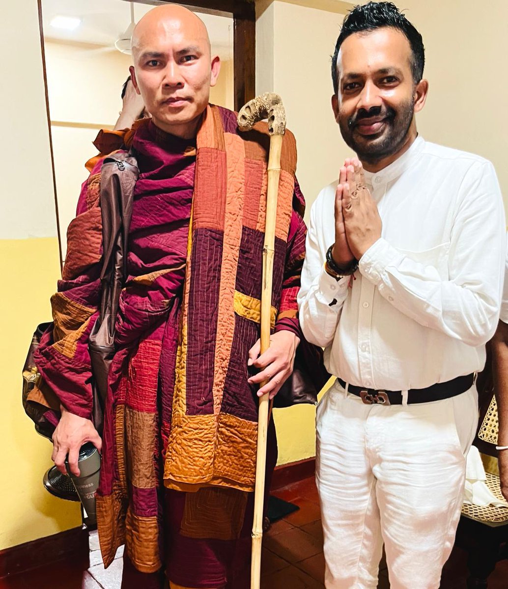 mayurajey's tweet photo. 🤎
It is indeed a profound blessing in my life to have met them personally and to have listened to the great teachings of the Buddha. Grateful beyond words 🙏🙏
Walk for Peace
#walkforpeace #aloka https://t.co/Xmknl2jtDu