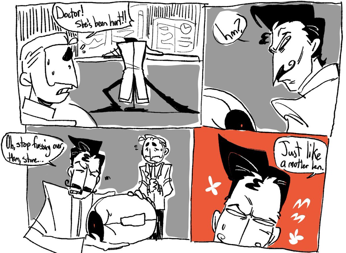 psychoteddyyyy's tweet photo. Wanted to draw a part from a fic I read cause FUCK I love it so much 
I need more fics like em 💔💔✌️
#stobotnik https://t.co/aX8B2FkDEv