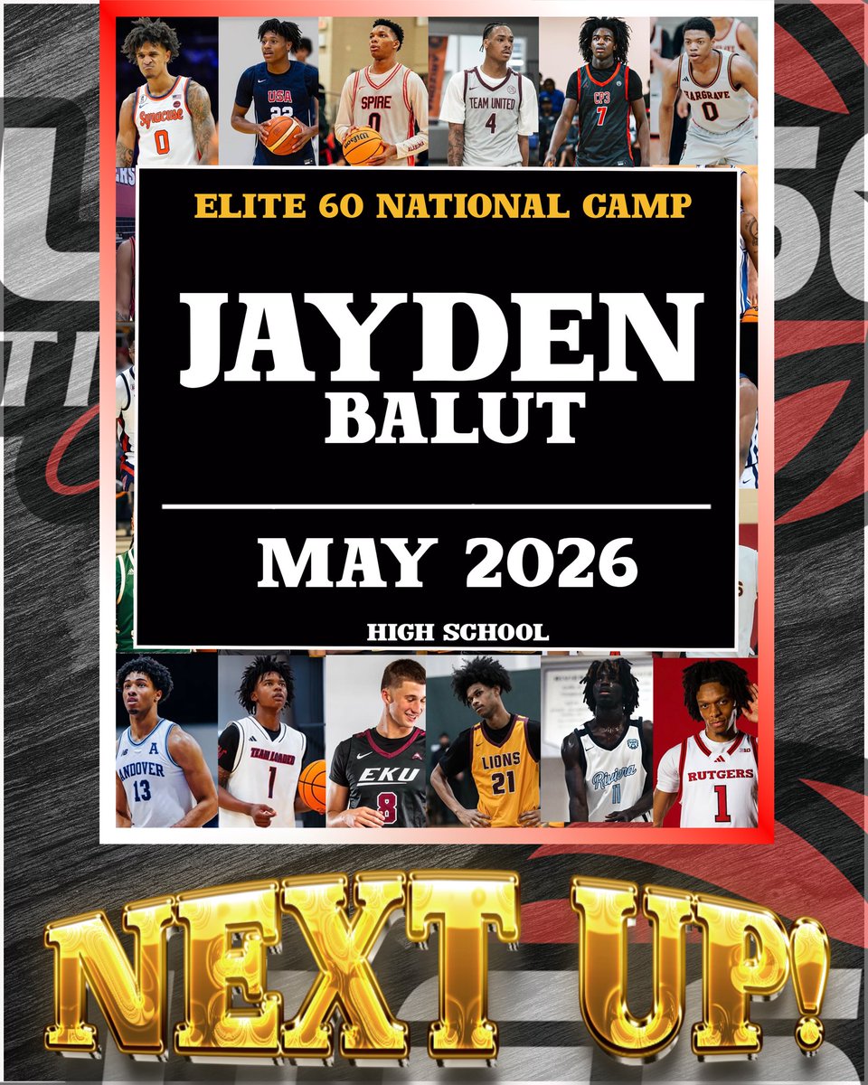 Class of 2026 6’1 Harvester Christian Academy (GA) Jayden Balut is NEXT UP to make a name for himself at the Elite 60 National Camp in Charlotte, NC this May.