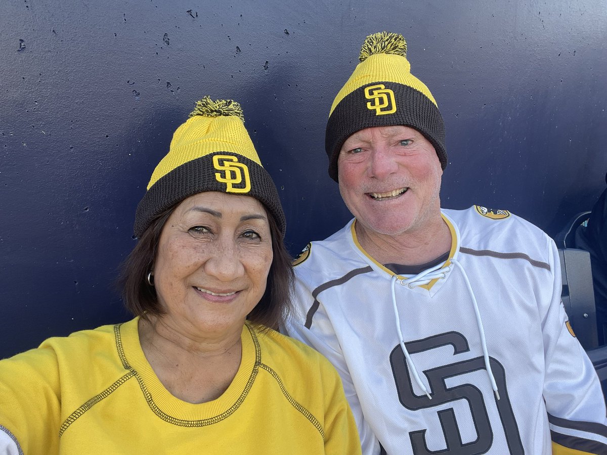 ofiel's tweet photo. Got our beanies! Go Padres! #forthefaithful https://t.co/v8KjHzK1Fy