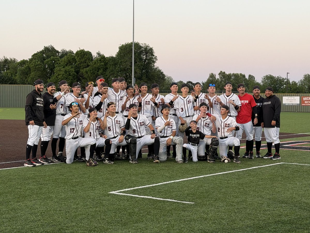 Congratulations to <a href="/BaseballBroncos/">Mustang Baseball</a> on moving to 31-5 on the season and earning the District Championship!