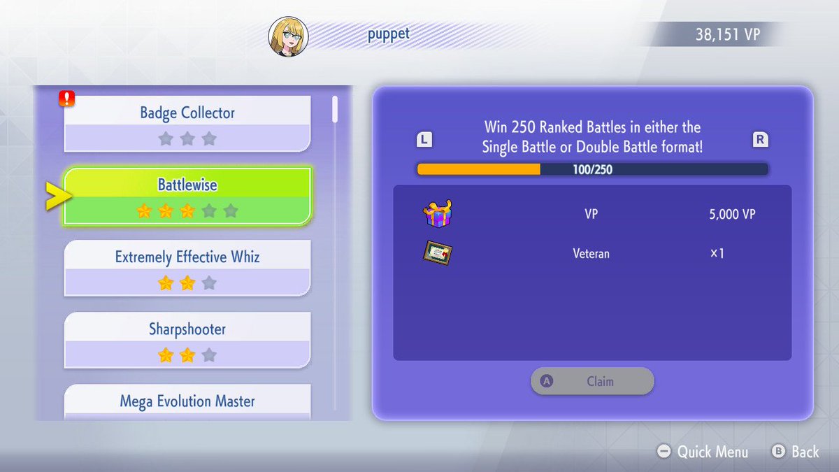 After bouncing around the 1700s for a couple days I swapped to a new mega and went on an 8 win streak to get into mb3 on my 100th win!