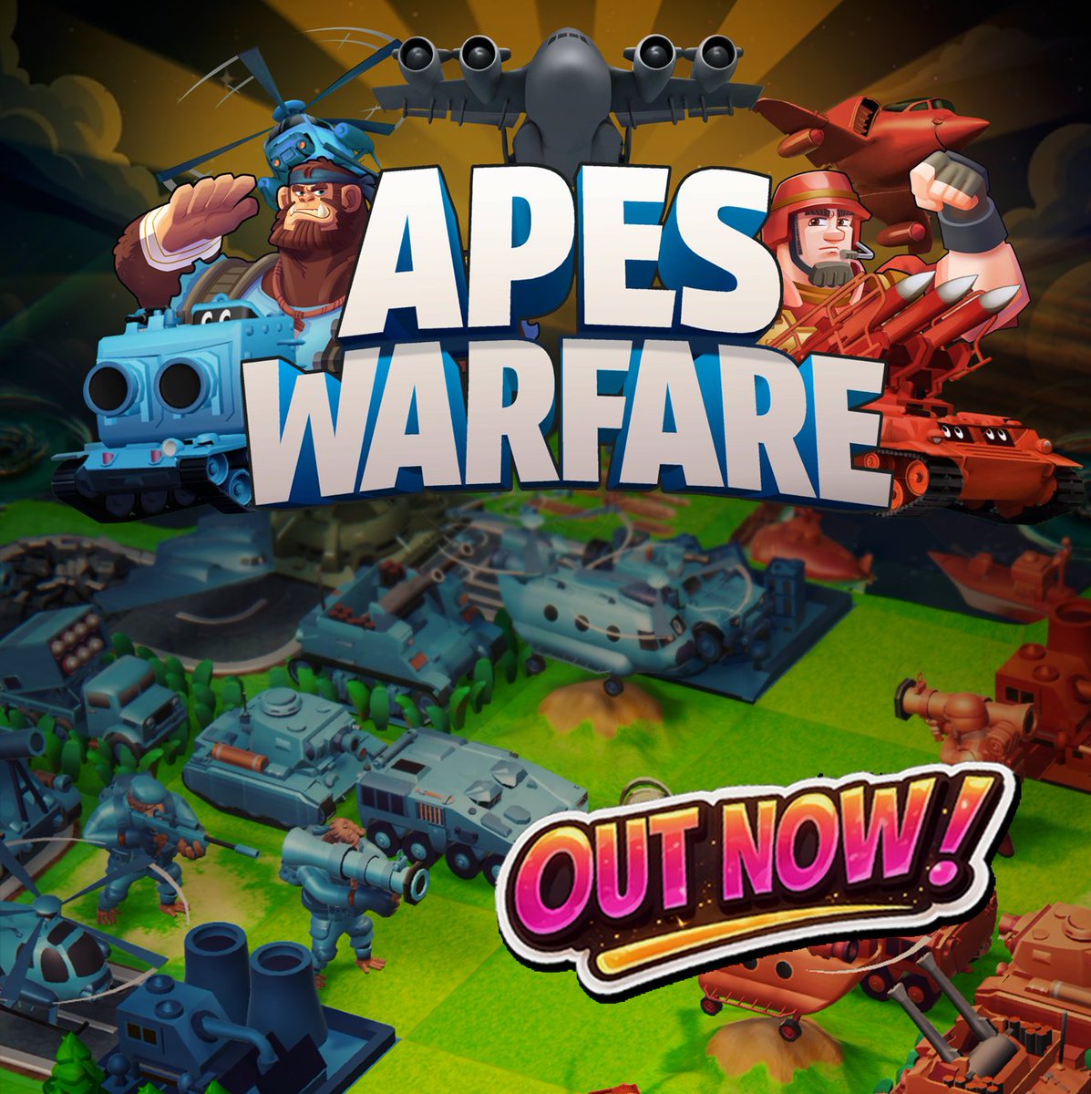 apeswarfare's tweet photo. It’s finally here.

Apes Warfare is OUT NOW on Steam.

Fast-paced turn-based strategy.
No waiting. Just pure tactics.

Command your army.
Outplay your enemies.
Win in minutes.

Play now 👇
https://t.co/IKX1u7YLwy

#ApesWarfare #indiegame #turnbased #strategygames #Steam https://t.co/2qzeesW8VE