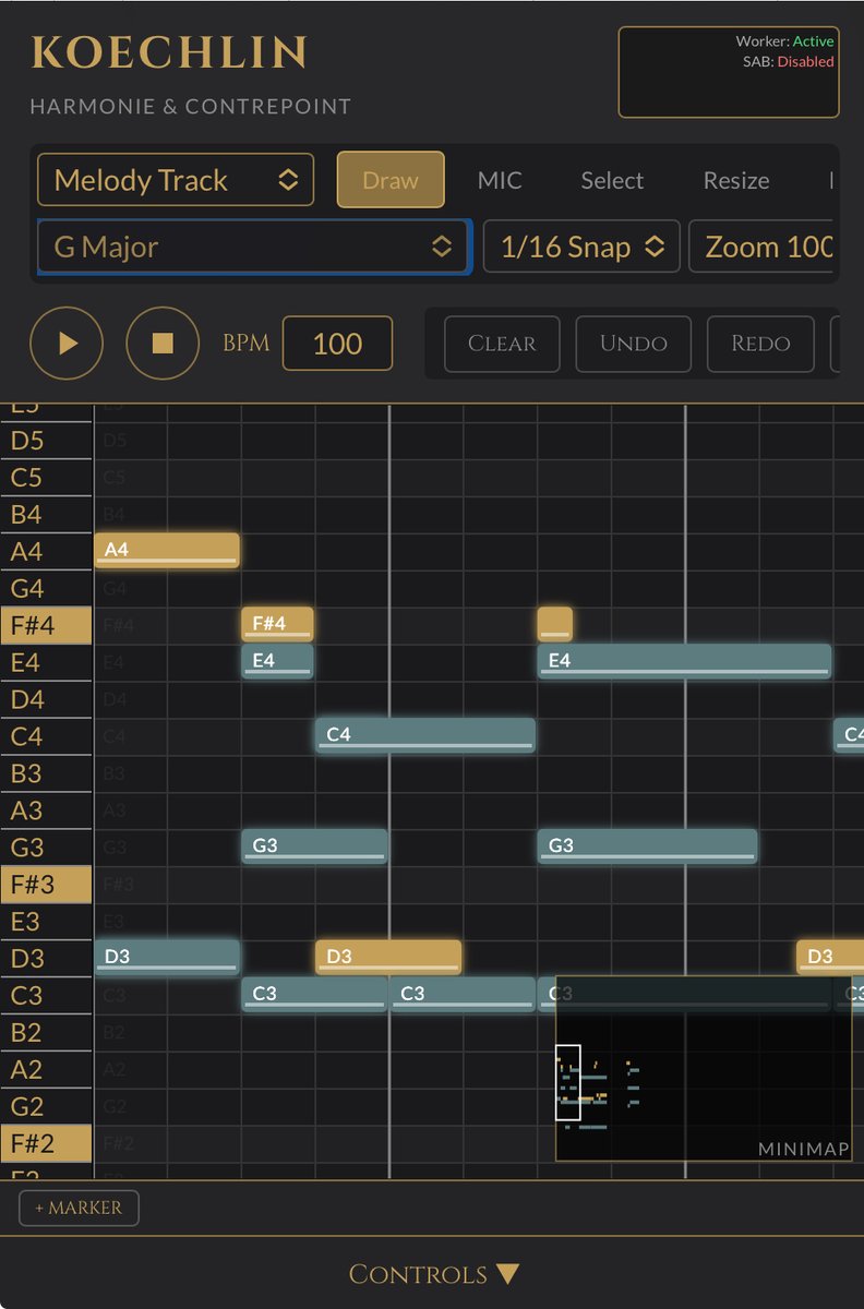 RaymondDukes706's tweet image. Koechlin Harmonie and Countrepoint Engine
Adding Per note spatialization. Added Tone Folding to hide tones not in a selected scale.
websim.com/@RaymondDukes7…
#DAW #MusicApp #WebApp #MobileApp