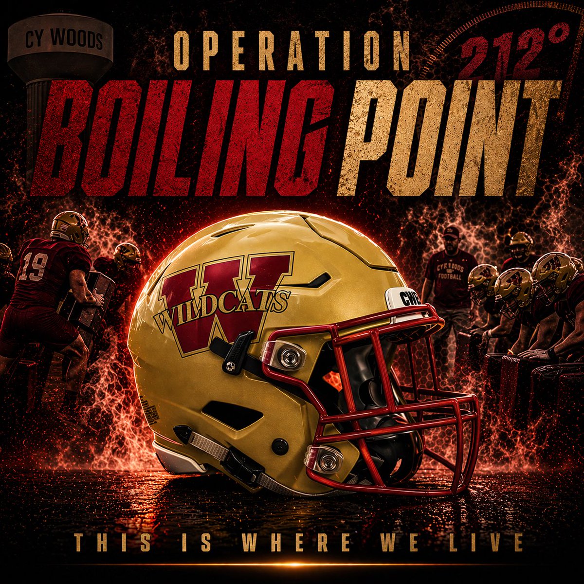 thecoachhickman's tweet photo. Week 3 of Spring Ball is usually a down week, but @CyWoodsFB212 has been getting better &amp; better during Operation Boiling Point.

Another 212° practice!

This is where we live! 

#WeAre212 #OperationBoilingPoint #CDubYouKnow #SomethingToProve https://t.co/Kq5c7Fo55f