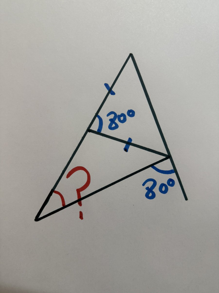 Try to solve this angle