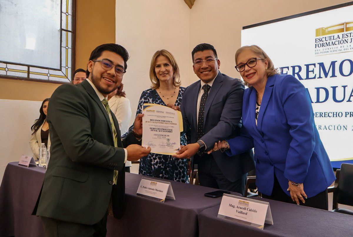 Escuela Estatal de Formación Judicial tweet media