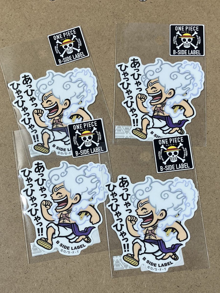 再入荷】 B-SIDE LABEL ステッカー 『ONE PIECE』コラボレーション