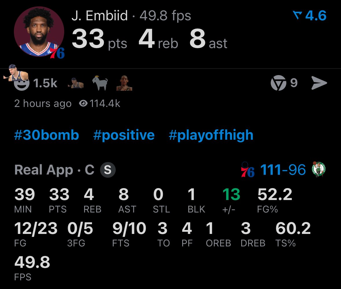 sixersgeo's tweet photo. 2 Weeks after surgery..

Facing Elminination..

LEGACY GAME @JoelEmbiid https://t.co/xXF98e7Qdq