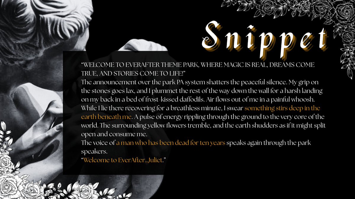 LaneyLAuthor's tweet image. BLACK SWAN + DISNEYLAND GONE WRONG

Every other character actor at EverAfter Theme Park has disappeared after bizarre personality changes, and desperate princess performer Juliet discovers she’s next when the character she plays begins to take over her mind.

#questpit #H #A #W