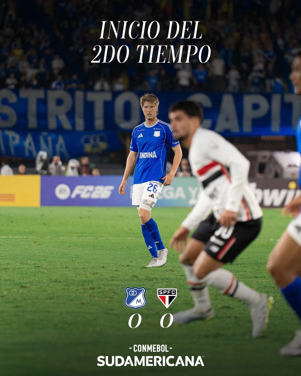 ⏱️ 45' ¡Inicia el segundo tiempo en coloso de la 57!

MFC 0 – 0 SÃO
