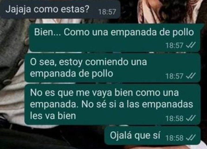 Yo ya no sé cómo mierda se chamuya me habló uno y fui literalmente este siento que se me viene una etapa dedicada a abrazar el rechazo djsjja