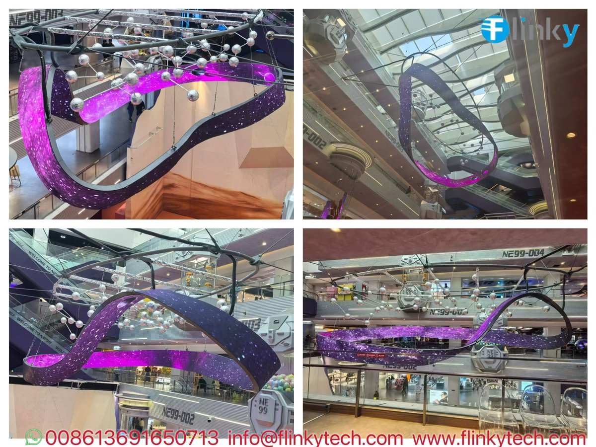 FlinkySky's tweet image. Transform Your Space with Bespoke Flexible LED Display Installations.

Official website:flinkytech.com
Whatsapp:wa.me/+8613691650713
Email:info@flinkytech.com

#leddisplay #flexible #shoppingmall #ledscreen #SMD #curved #flinky #factory #show #indoor