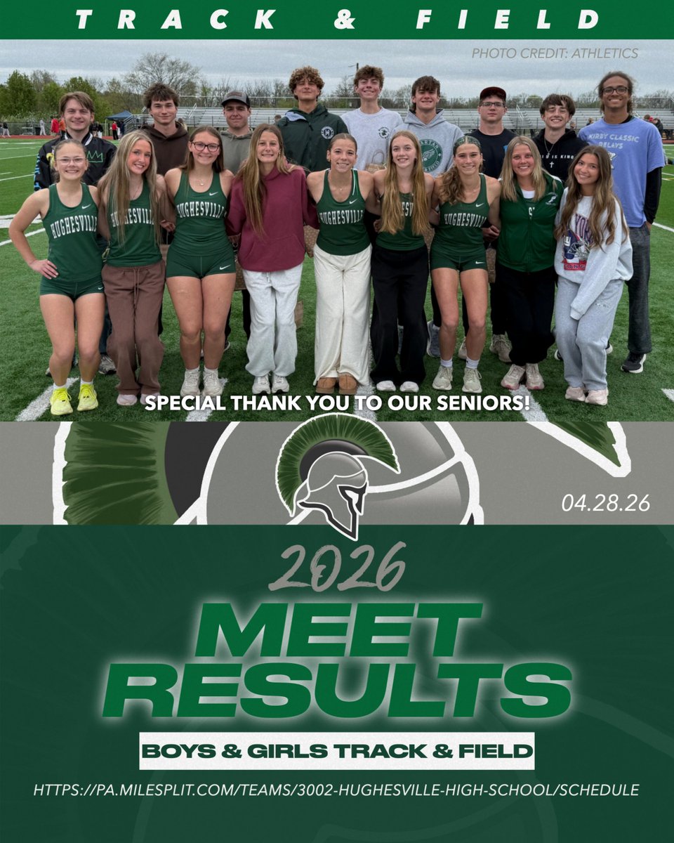 HVILLE_SPARTANS's tweet image. Spring Sports Score Updates @piaad4sports @AthleticsPhac #GoSpartans 
4/28 Track Results: pa.milesplit.com/teams/3002-hug…