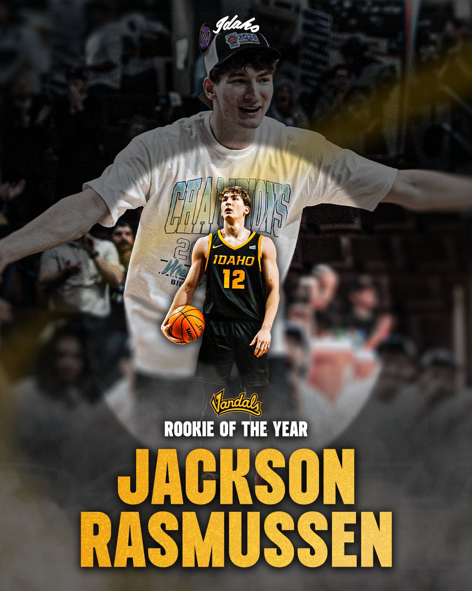 Idaho_Vandals's tweet photo. Your Idaho Athletics Rookie of the Year, Jackson Rasmussen 🏆 https://t.co/siPw8AARdd