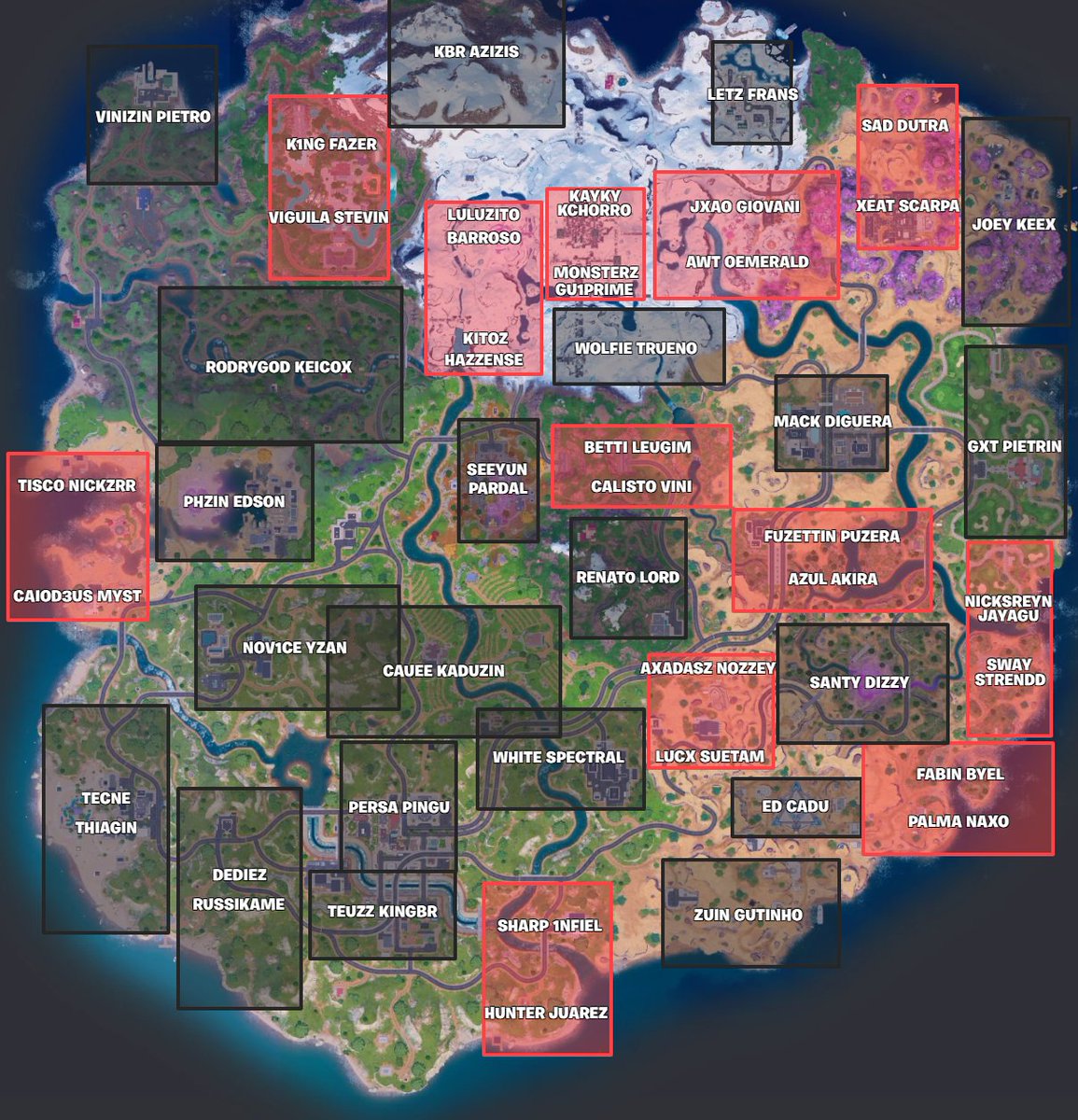 MAPA DA FINAL DA FNCS ÚLTIMA CHANCE (45/50) Falta: @vatteasy e ...