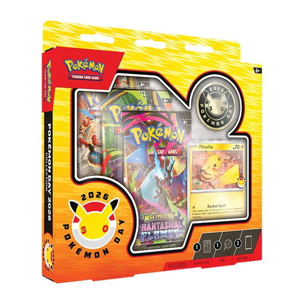 【希少ダブル渦巻】海外版 30周年記念 ピカチュウPokemonDay2026 こちらの30周年ピカチュウ⚡ ダブルで渦巻きが入っているパターンが