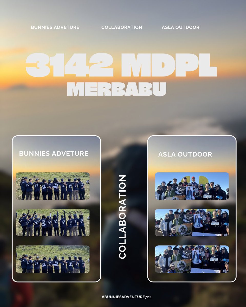 bunniesadve722's tweet photo. Langkah bareng,
pulang dengan cerita.

Terima kasih untuk semuanya.
Bunnies Trip 24–26 April 2026
berjalan dengan penuh makna dan kesan. https://t.co/PsSKRcTHNk