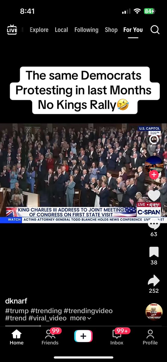 elizabe32184838's tweet image. Check out dknarf's video! #TikTok tiktok.com/t/ZTkq5tqLj/

No #Kings 

##Democrat