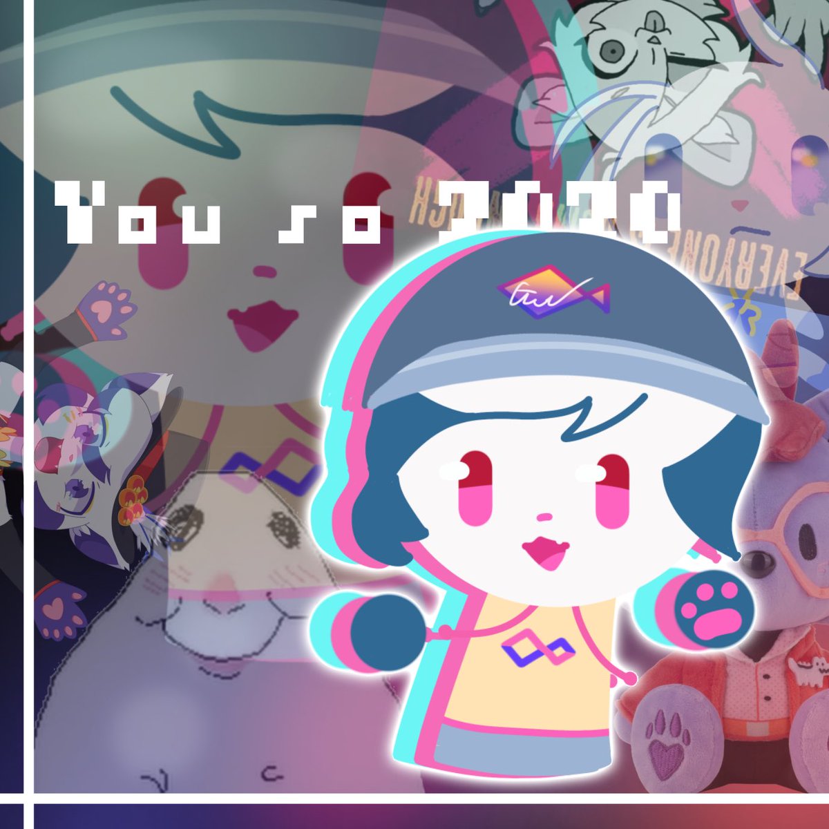 Vivianeh3o's tweet photo. Tried drawing in a chibi style again. #yonkagorfanart  #yonkagor https://t.co/YdXqiGGvYT
