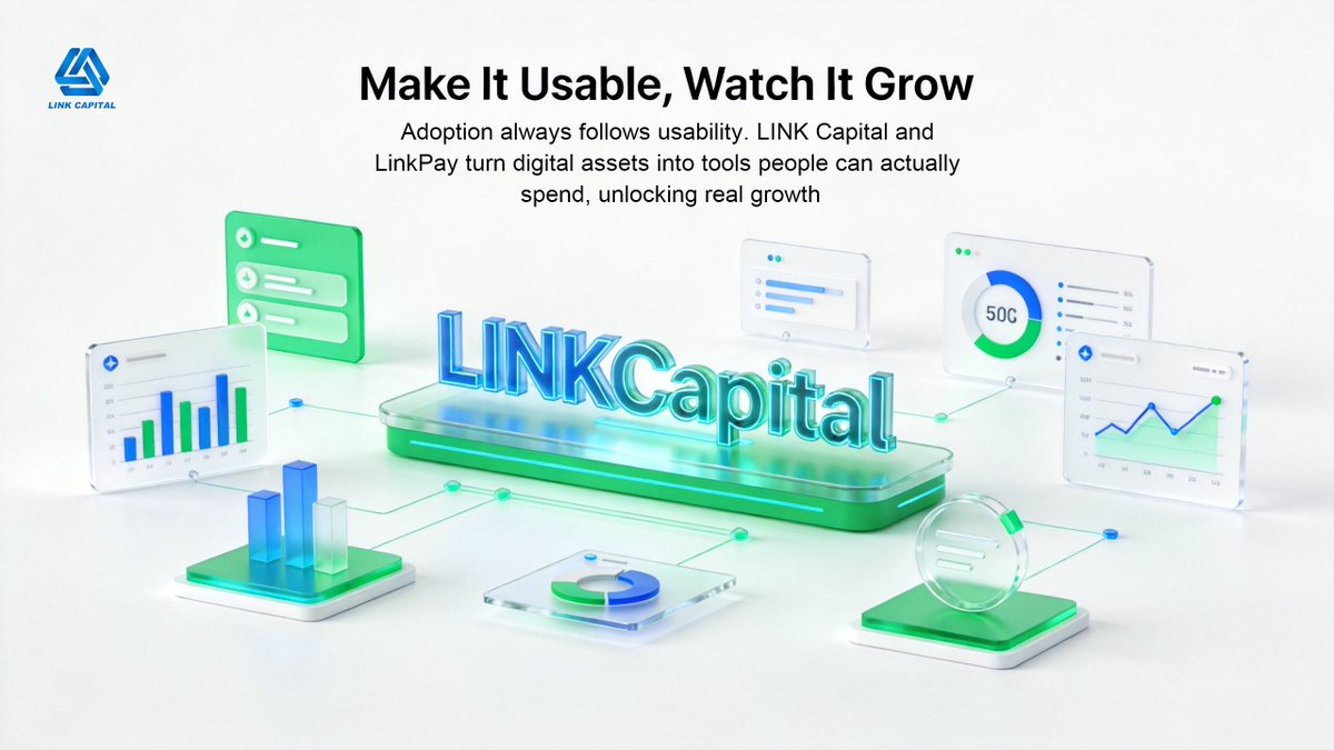 LinkCapital_Ltd's tweet photo. Think about this:
If digital assets can be used anywhere —
why wouldn’t they grow faster than traditional finance?
Adoption follows usability.
Always.
#LINKCapital #Crypto #Web3 #LinkPay https://t.co/oUWakkm8Jq