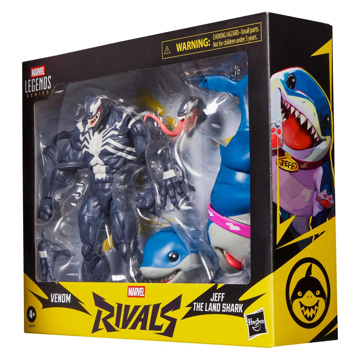 preterniadotcom's tweet photo. Reminder that Hasbro Marvel Legends Marvel Rivals Venom &amp; Jeff the Land Shark 2-pack goes up for preorder tomorrow at 1 PM EST. General release including Amazon.

Will post direct links once live and add to our Amazon listing page - https://t.co/T024Fw28Ml #ad https://t.co/UcOb1pGk0E