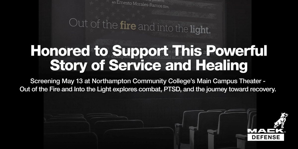 Join us May 13 at Northampton Community College for a screening of Out of the Fire and Into the Light—a powerful story of service, PTSD, and recovery. Panel discussion + resources to follow. Free event. Veterans, first responders &amp; supporters welcome.
#mackdefense