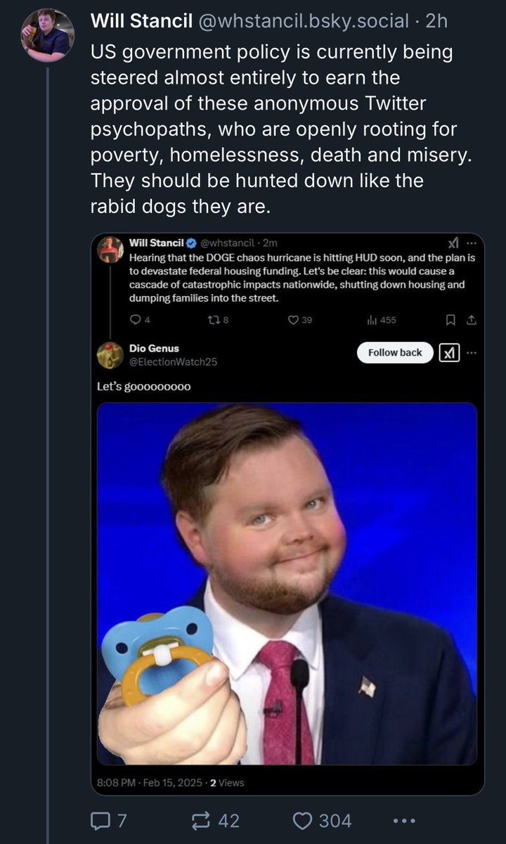 christopherrufo's tweet photo. @CathyYoung63 It’s not a metaphor, Cathy, and if you had searched “Stancil violence” you’d find many examples within 30 seconds. This isn’t hard, and it’s remarkable how willfully naive you are when it suits your political bias. “Hunting people down like rabid dogs,” golly, what might it mean. https://t.co/jzIP18t1d6