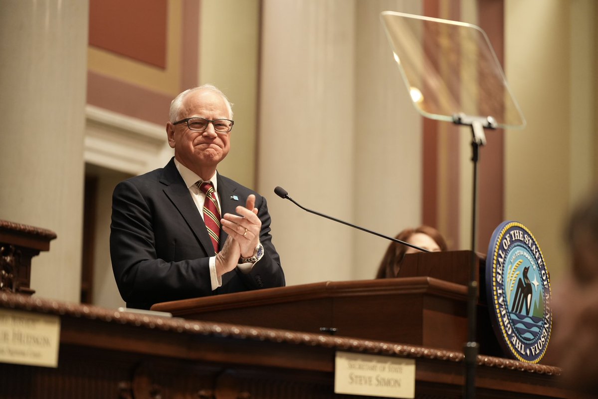 Governor Tim Walz tweet media