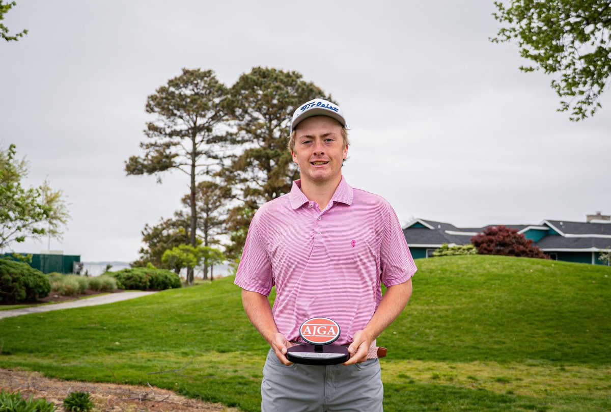 AJ3Golf's tweet photo. Trending: Hardware 

AJGA Rehoboth Beach,  Delaware with Solo 3rd/ 51 .
I missed the 1st place playoff by 1 shot!    Carded 70/72/77 and now moved up 625 spots and ranked 607 on Rolex. #rolexranking #classof2029 #ajga #collegegolfrecruit https://t.co/hb07wCRDkk