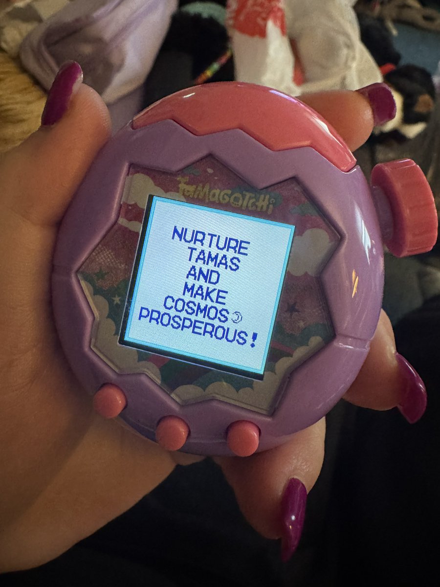 cozmicmeg's tweet photo. BITCH IM A MUHTHA! 😂💜
#tamagotchi #tamagotchiparadise https://t.co/TmCiVGkw8D
