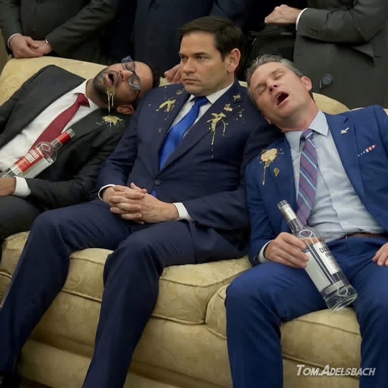 jasonllevin's tweet image. By comparison, Donald Trump's "Liquor Cabinet" makes Marco Rubio  look almost competent... ALMOST.

#DonaldTrump #LiquorCabinet #MarcoRubio