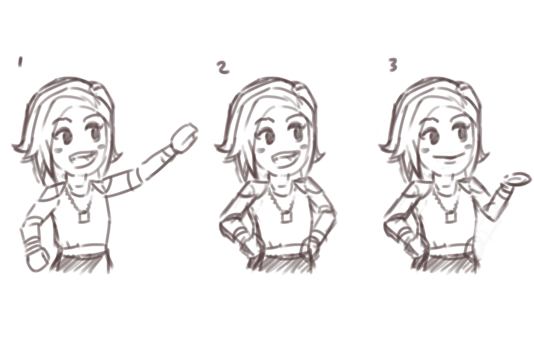 spotco's tweet photo. Looking through some old files and found a bunch of fun behind-the-scenes stuff. Here are the initial sketches of your favorite shop characters, circa 2017! https://t.co/fatGreI8ag
