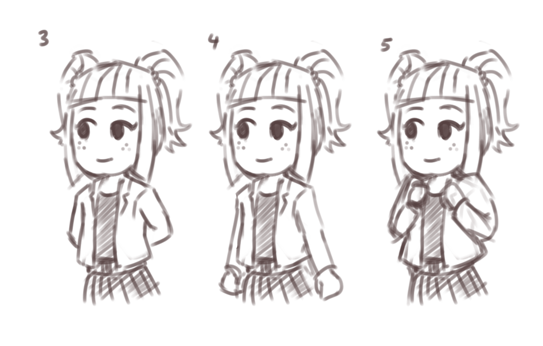 spotco's tweet photo. Looking through some old files and found a bunch of fun behind-the-scenes stuff. Here are the initial sketches of your favorite shop characters, circa 2017! https://t.co/fatGreI8ag