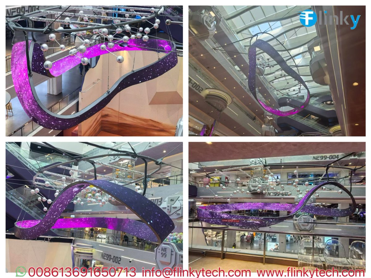 flinkyled719's tweet image. Transform Your Space with Bespoke Flexible LED Display Installations.

Official website:flinkytech.com
Whatsapp:wa.me/+8613691650713
Email:info@flinkytech.com

#leddisplay #flexible #shoppingmall #ledscreen #SMD #curved #flinky #factory #show #indoor