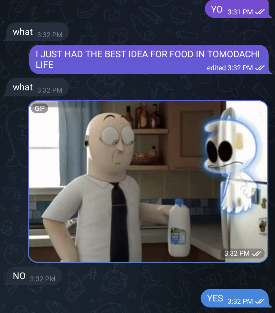 Nadderfurart23's tweet image. direct result of a conversation I had with my sibling (iykyk) #braindump #tomodachilife #tomodachilifelivingthedream