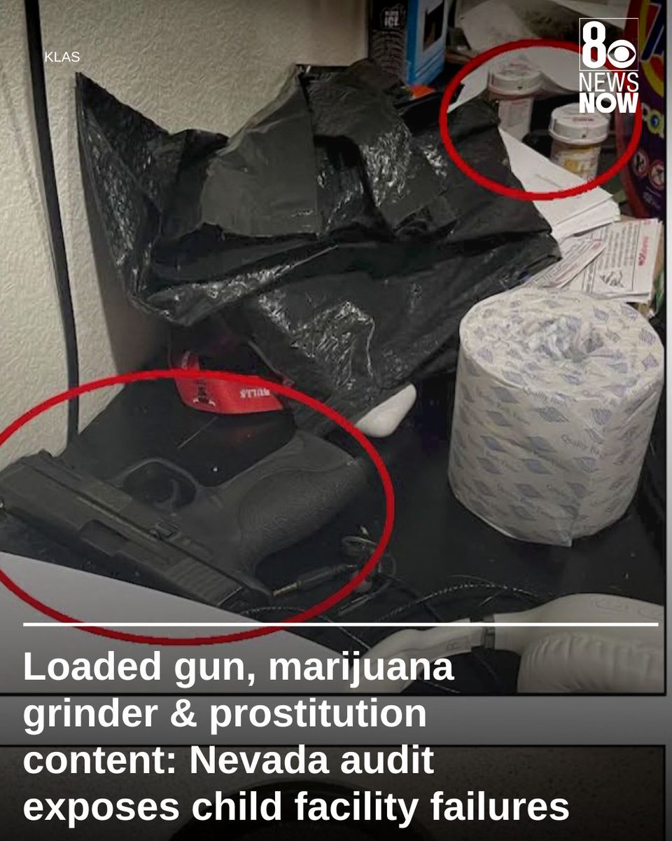 8NewsNow's tweet image. An audit revealed multiple health, safety, welfare, and civil rights issues inside specialized homes for children in Nevada.
8newsnow.com/investigators/…