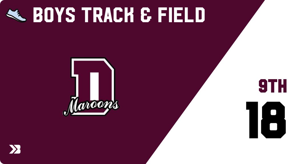 Boys Track &amp; Field (Varsity) Score Posted - Diagonal Maroons place 9th with a score of 18 in FM Co-Ed. gobound.com/ia/ihsaa/boyst…