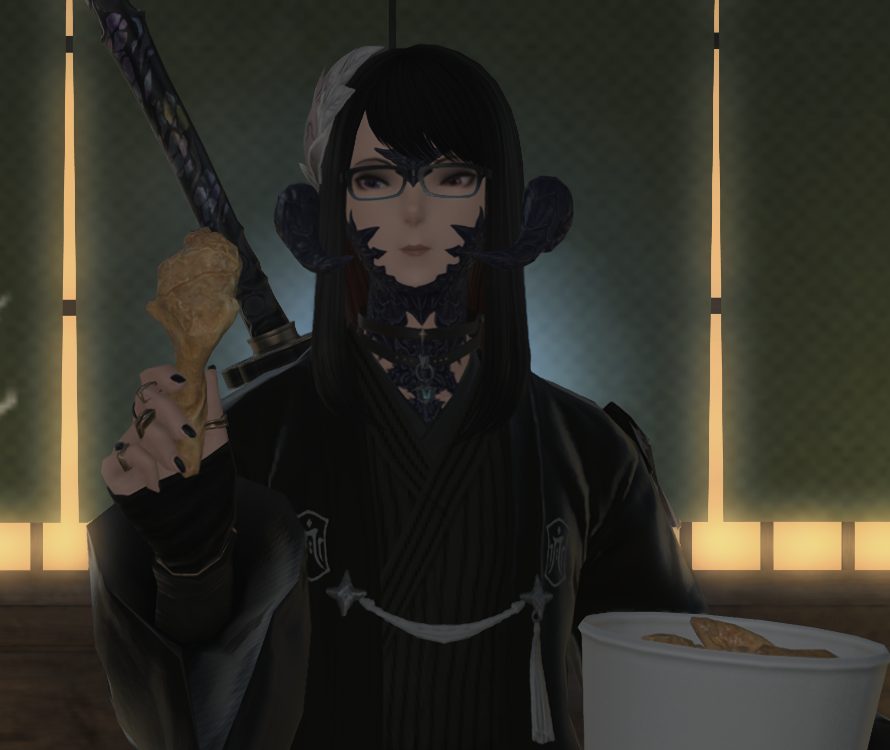 ZeroReaper2's tweet photo. Loving the Eat Chicken Emote. Never knew my Character could make such emotion just from eating chicken.
#FFXIV #FinalFantasyXIV #SquareEnix #FF14 #Jollibee https://t.co/5Jmb7CviXg